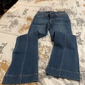 High rise flare jeans
